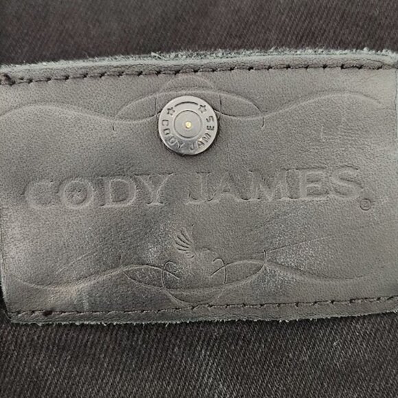 Cody James Men's Black Straight Leg Jeans Size 34 - Picture 4 of 5